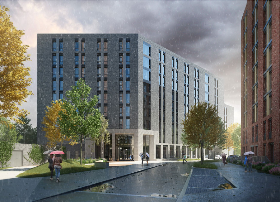 Revised plans for 1,500 residential units at former Glasgow goods yard