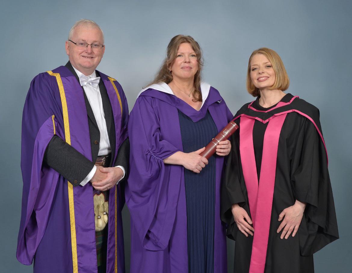 Heriot-Watt presents honorary degree to Homeless Network Scotland CEO