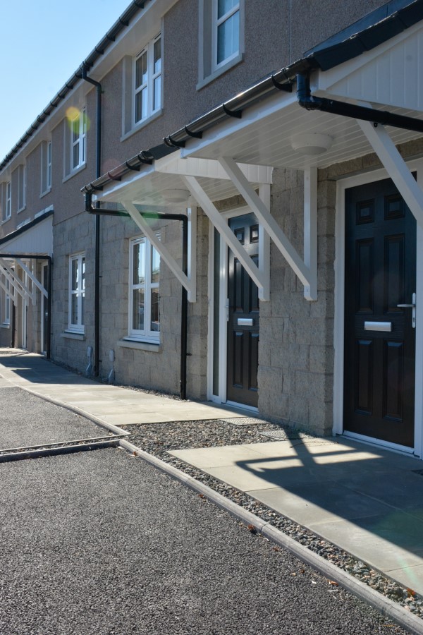 New affordable homes completed at Insch village