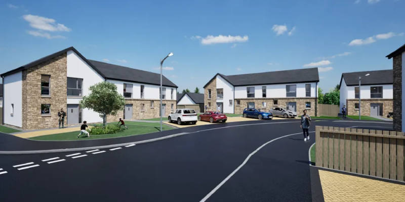 Plans on show for new council homes in Irvine
