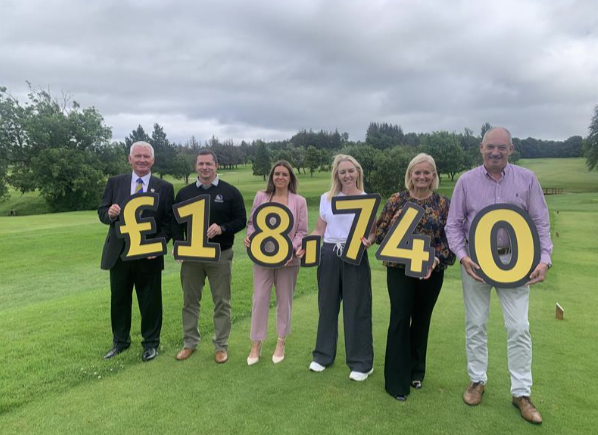 Kirkhill Golf Club Raises over £18,000 in support of Beatson Cancer Charity and Lintel Trust