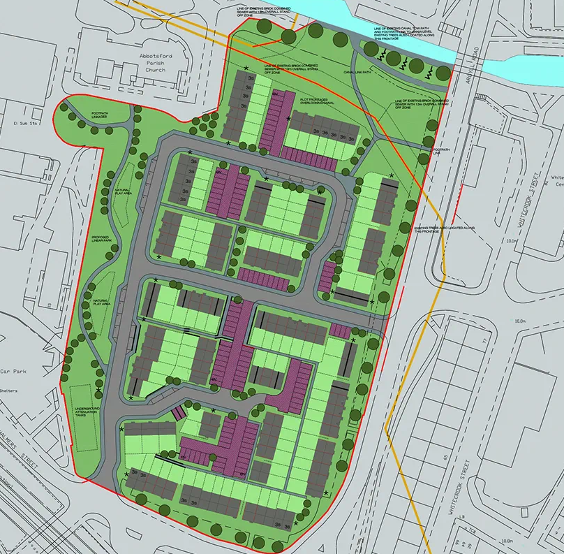 Miller Homes submits plans for 115 new homes at former Clydebank leisure centre