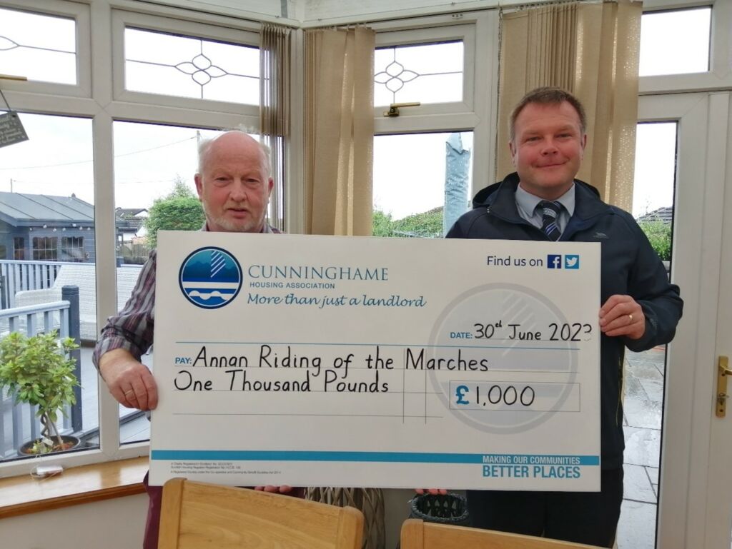 Cunninghame provides financial support to Annan Riding of the Marches