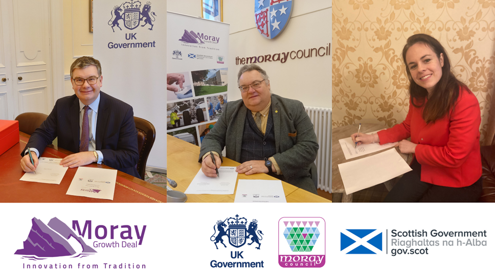 £100m investment endorsed as Moray Growth Deal is signed