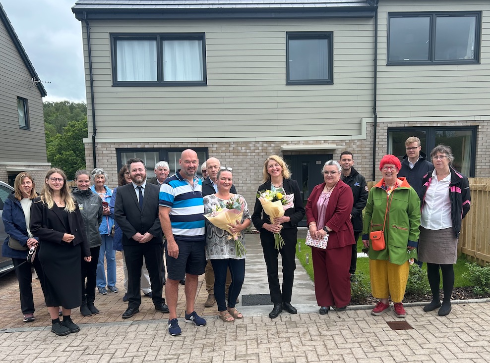 Rural Stirling Housing Association unveils 14 new homes at Croftamie