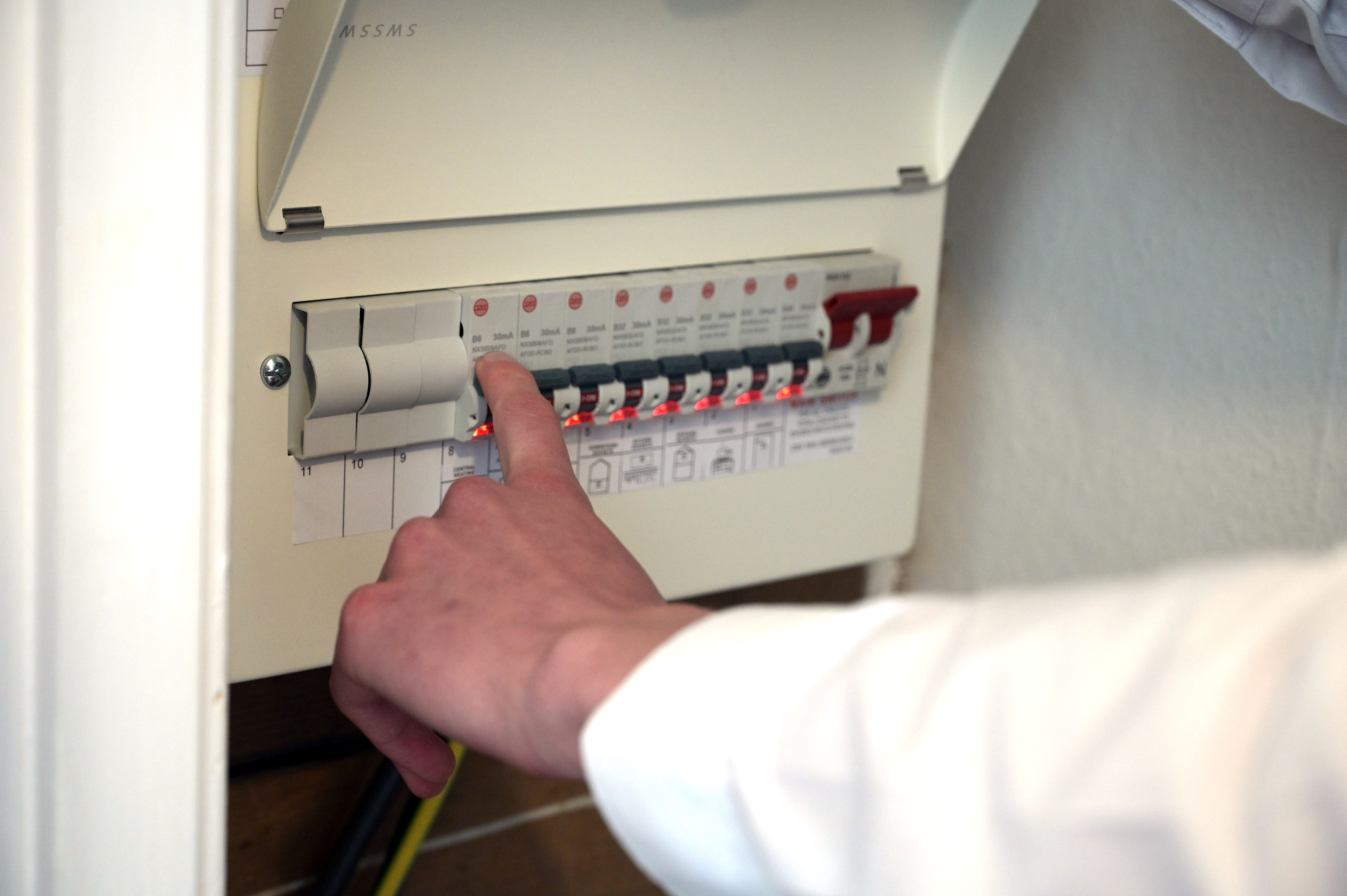 Essential electrical safety testing undertaken by North Lanarkshire Council