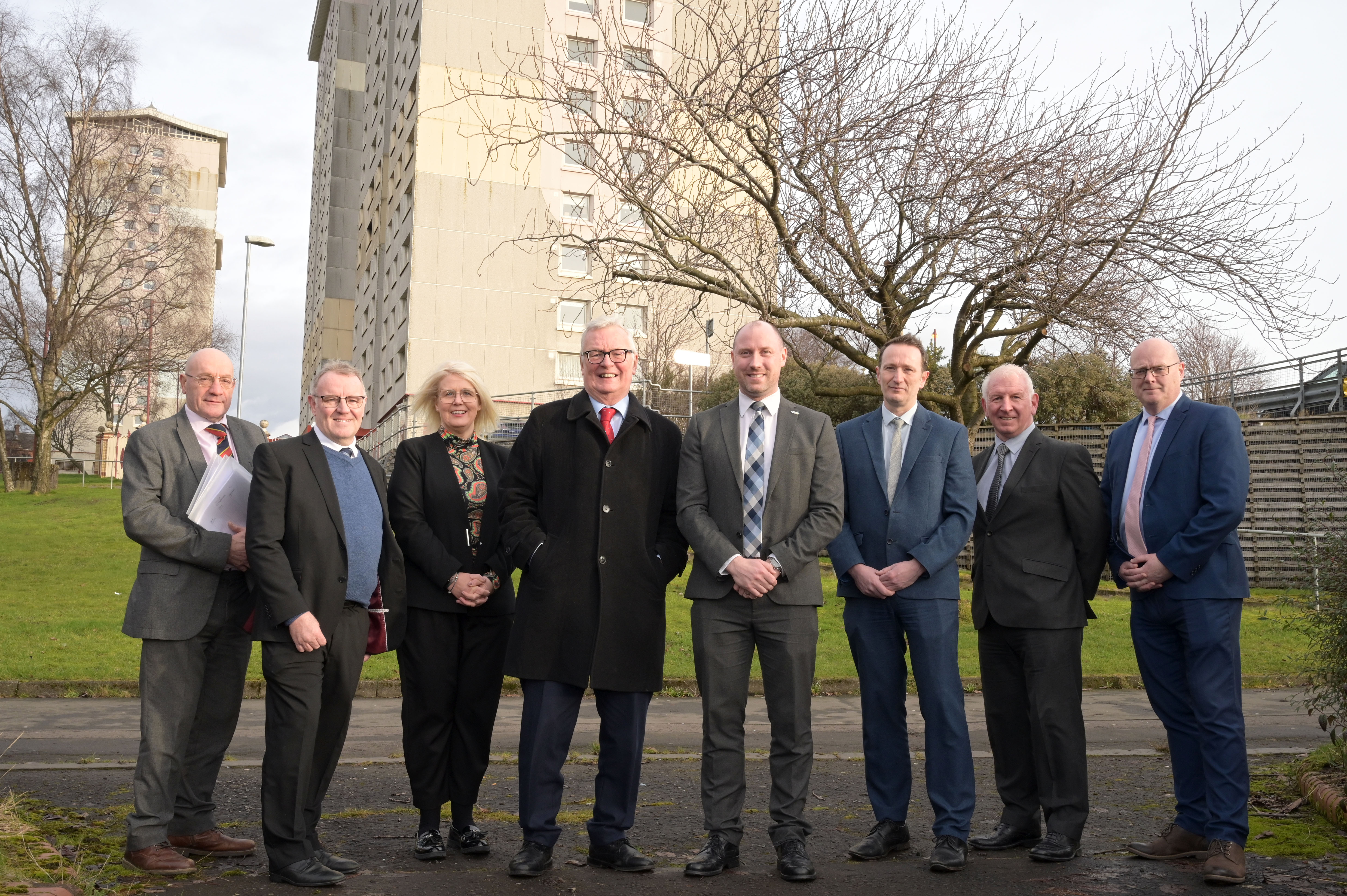 Ukrainian families move into reinstated North Lanarkshire tower blocks