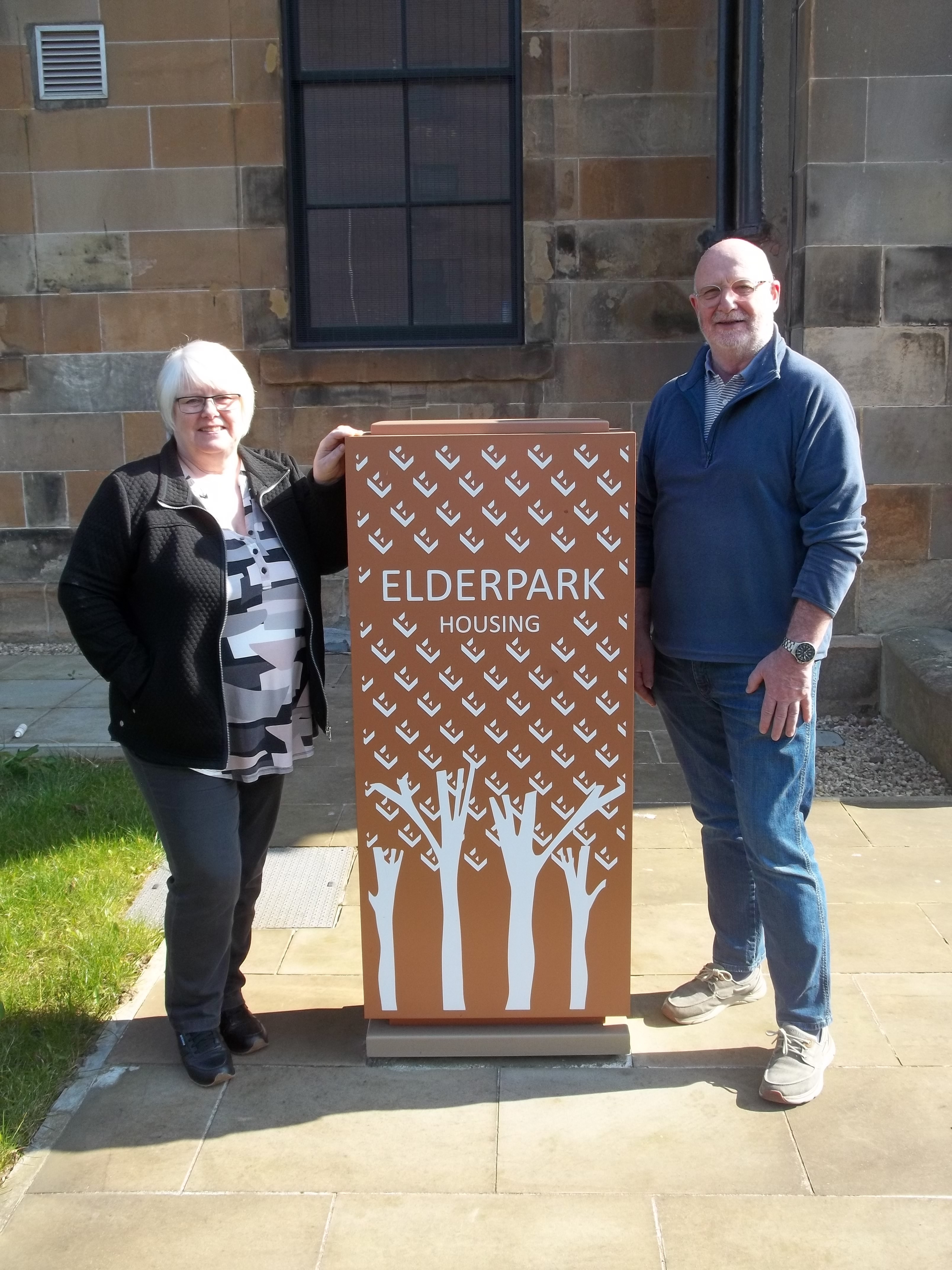 Two long-serving Elderpark Housing staff retire