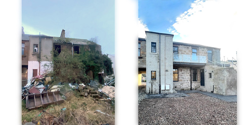 Eight empty homes in Falkirk brought back from brink of demolition