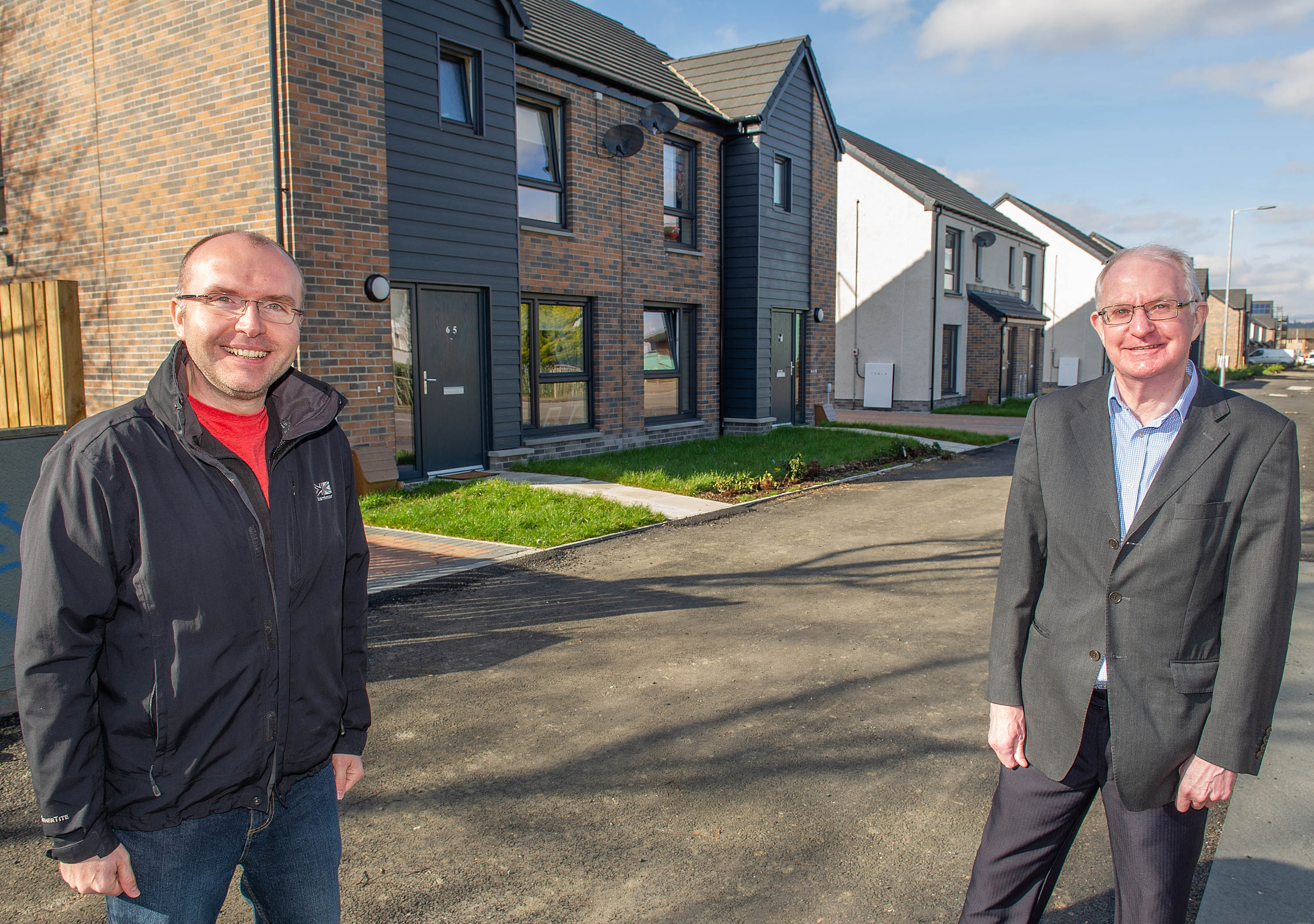 New council homes marks another milestone in regeneration of Raploch