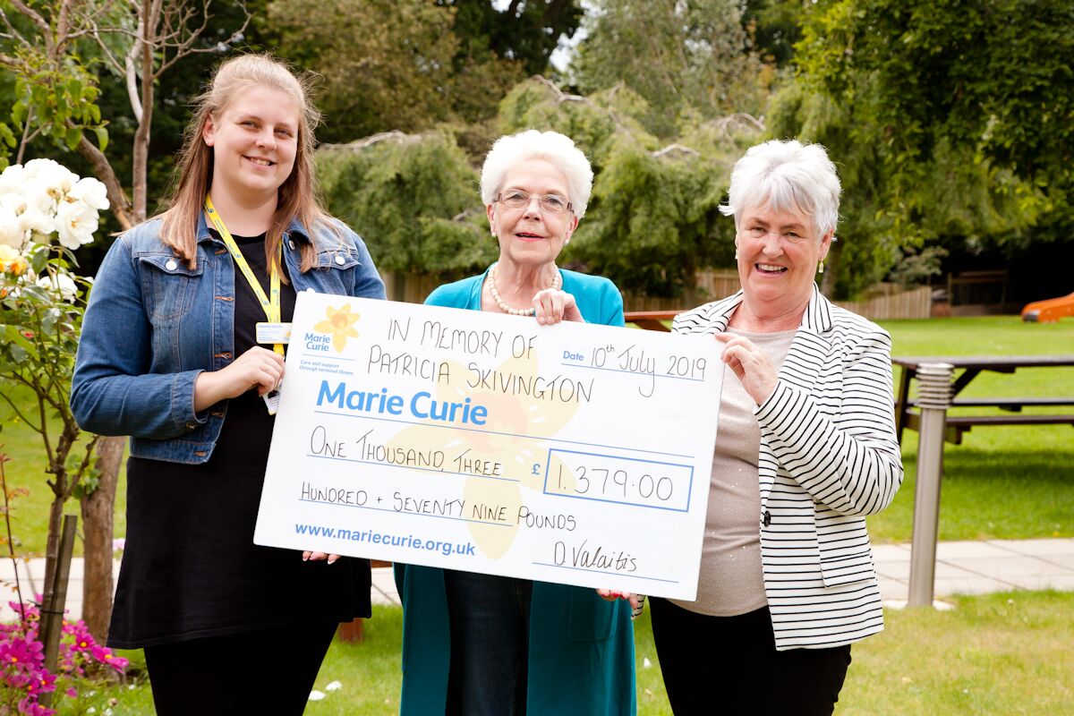 Viewpoint tenants raise £1,379 for Marie Curie Hospice