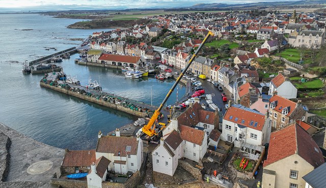 Work underway to reinstate Pittenweem's coastal protection