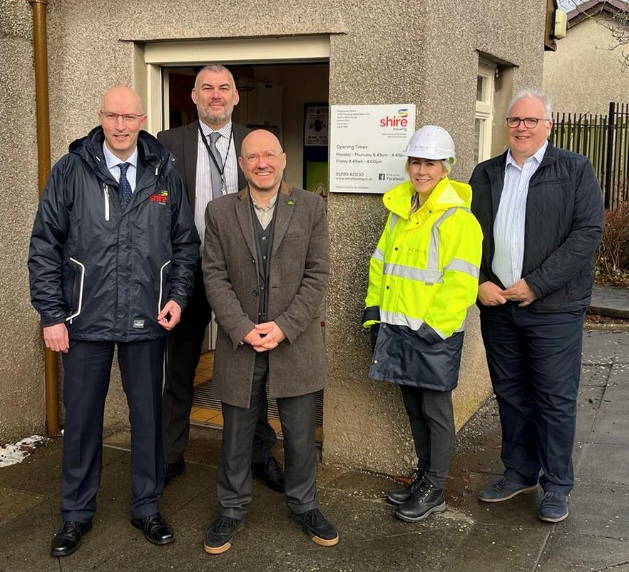 Shire Housing welcomes Patrick Harvie MSP