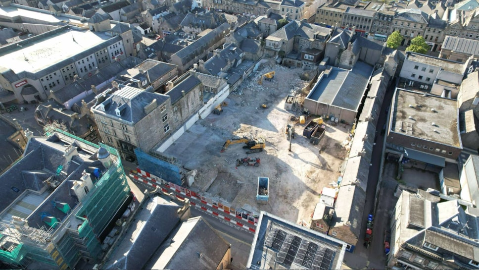 Initial demolition phase completed at Elgin regeneration project