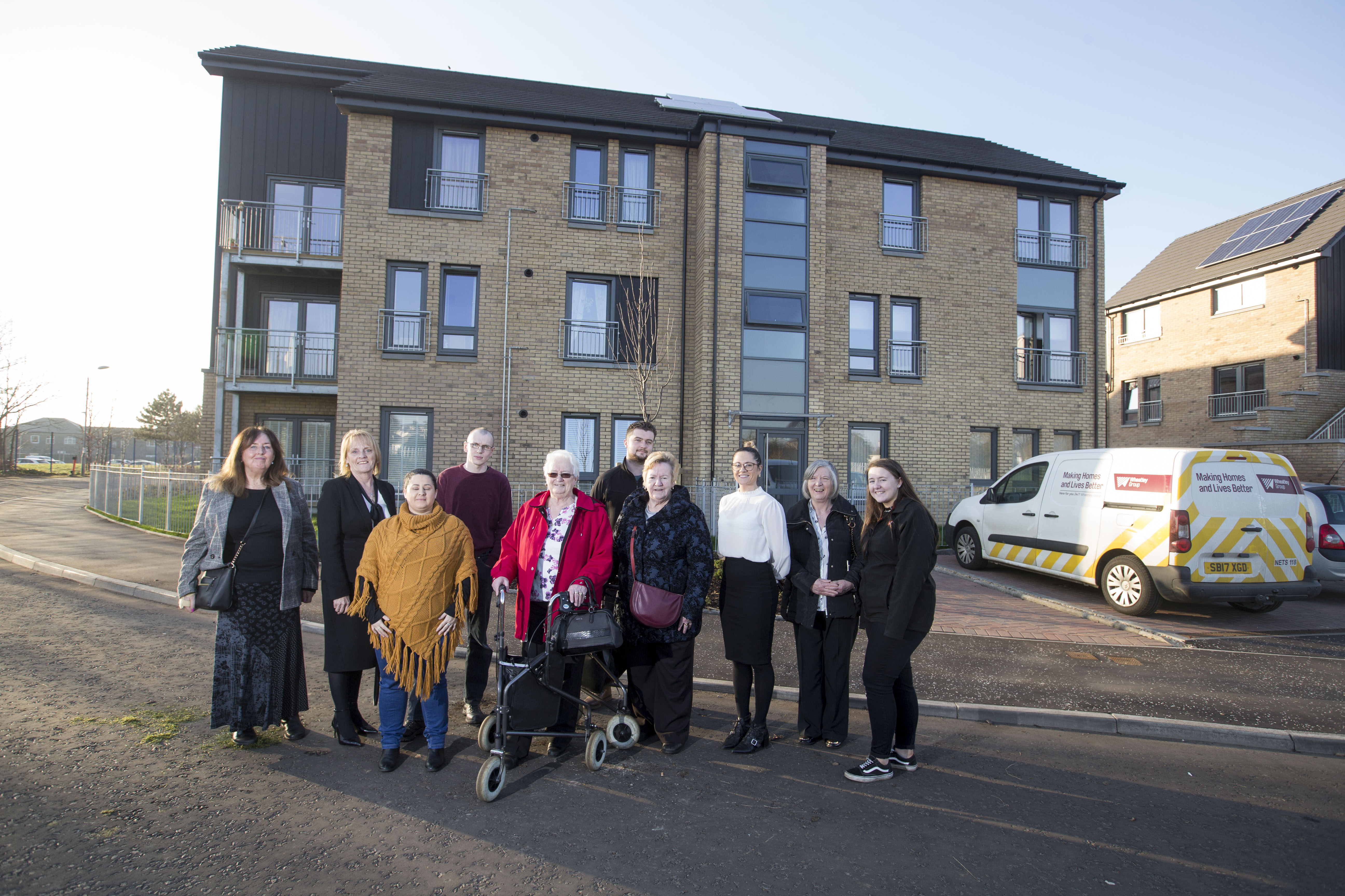 Tenants move into new GHA homes in Cardonald