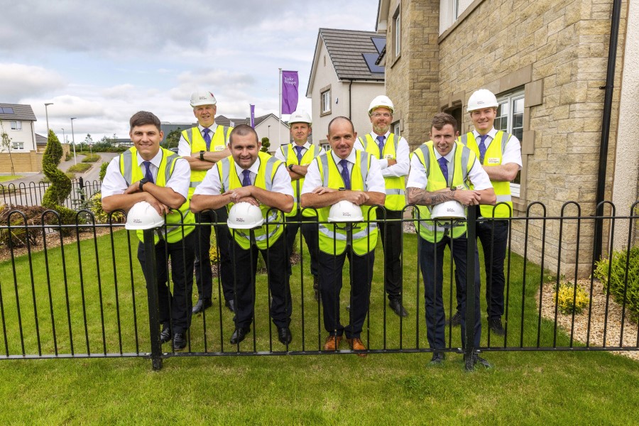 Eight Taylor Wimpey site managers in West Scotland win national housebuilding awards