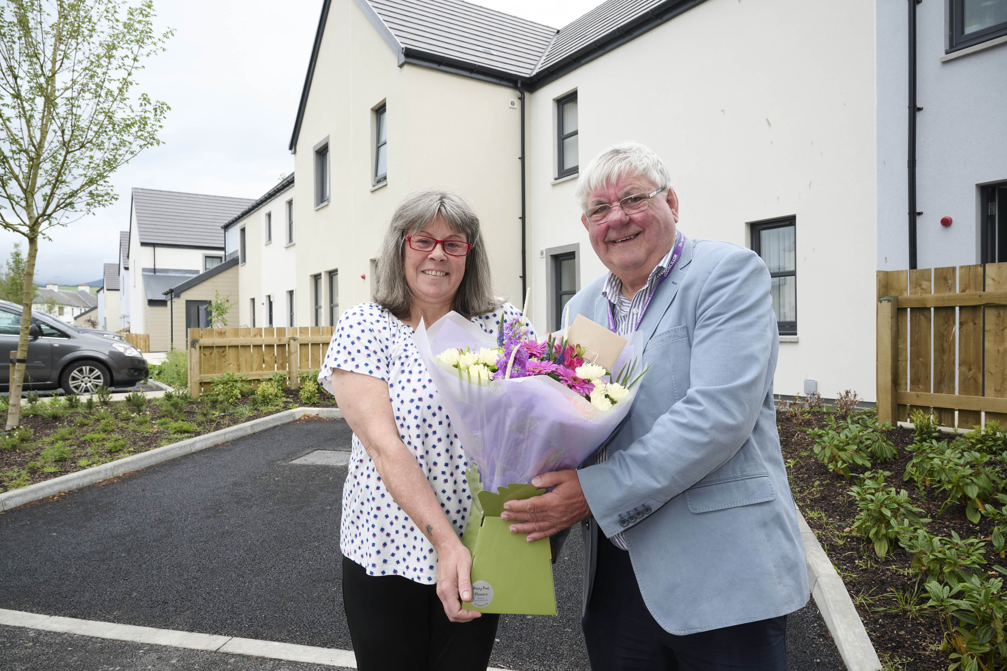 Housewarming visit for Dingwall council residents