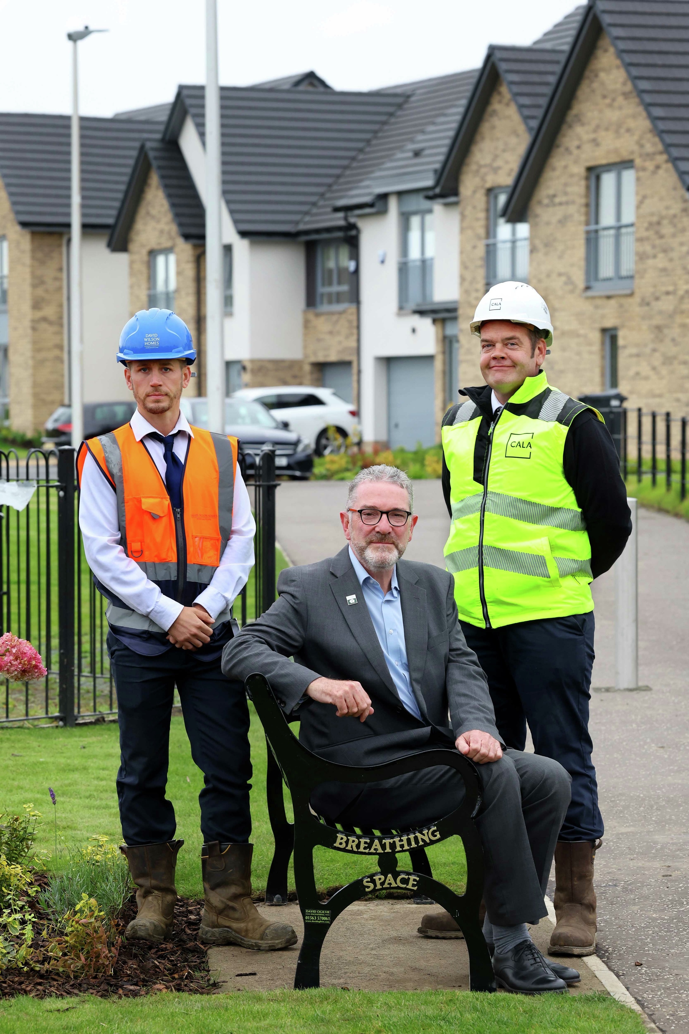 Cala Homes unveils two new Breathing Space benches at Edinburgh development