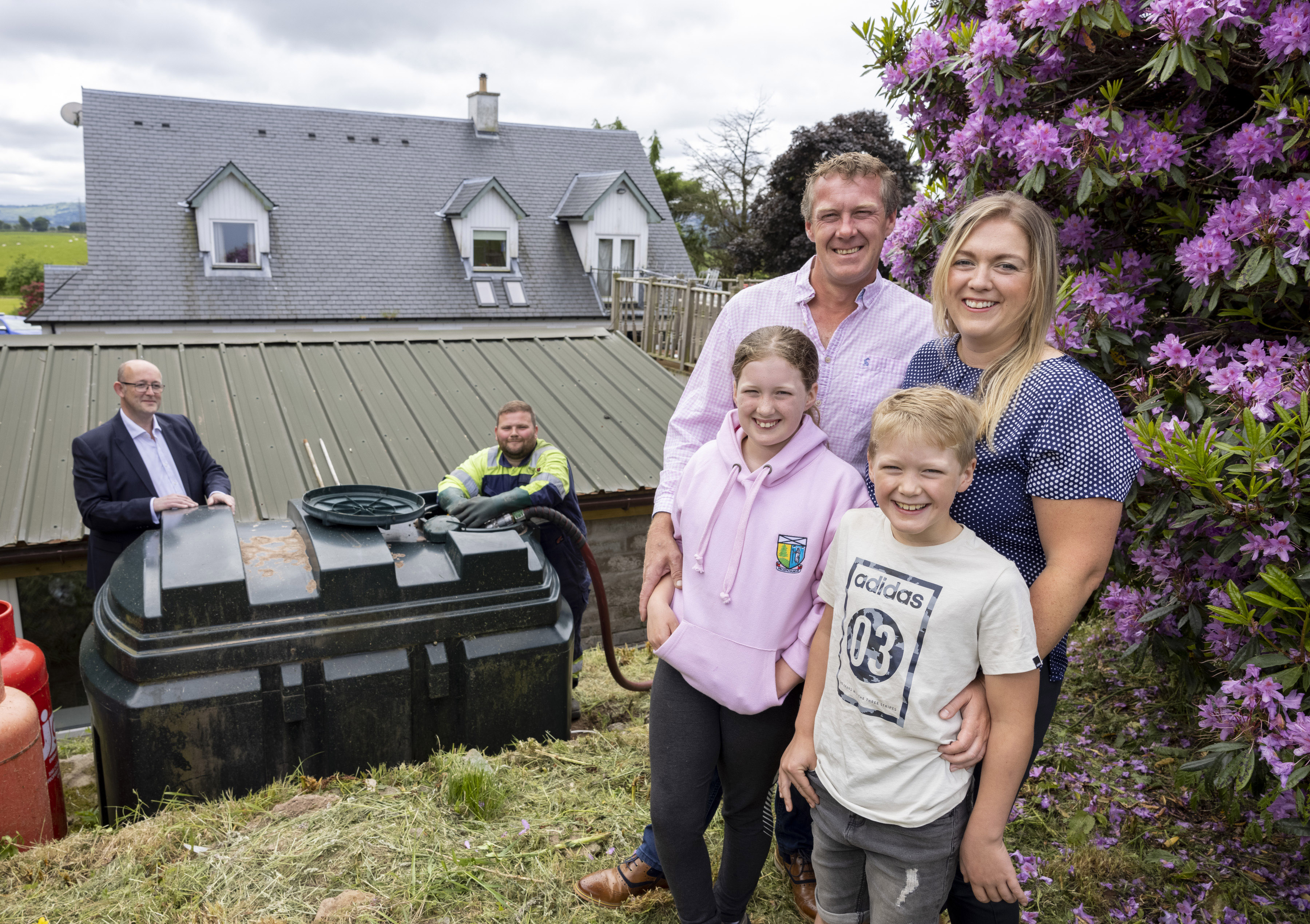 Recycled vegetable oil used for first time to heat home in Scotland